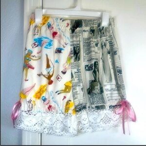 Small FBC Thick Linen Scrap Bloomers.